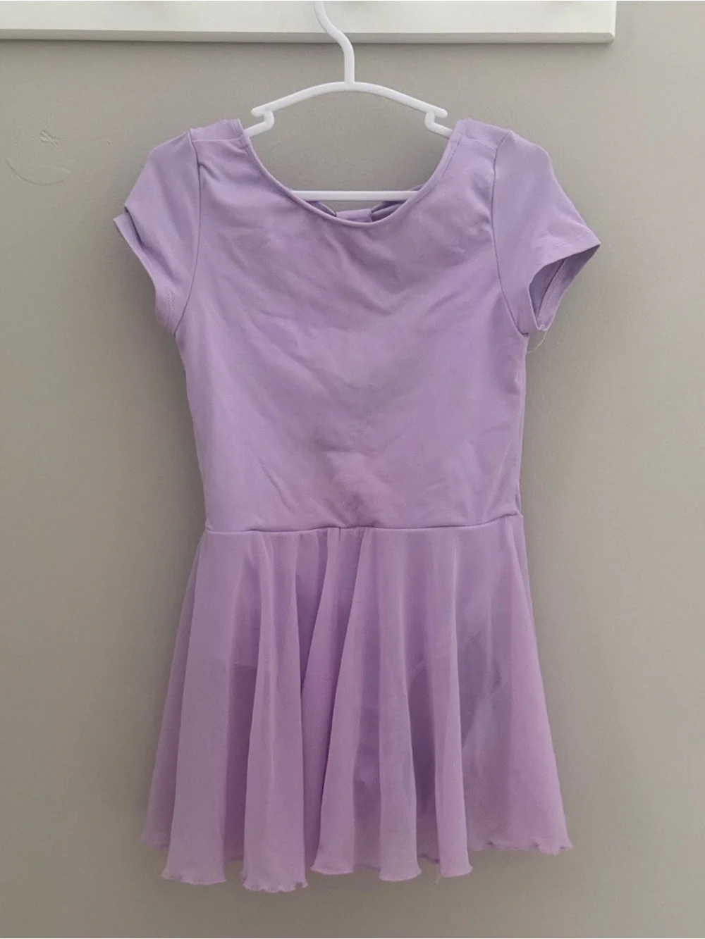 Justice Girls Cap Sleeve Ballet Leotard with Skirt - Size XXS